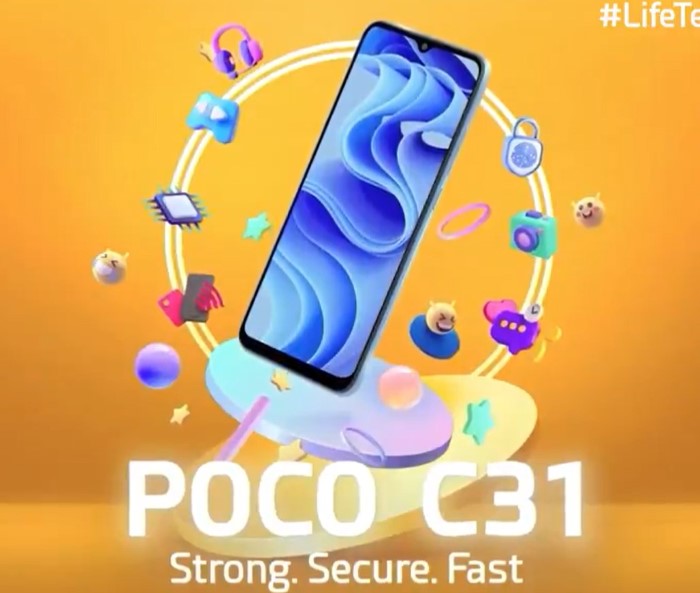 Poco C31 Uygun Fiyatı ile 30 Eylül'de Tanıtılacak