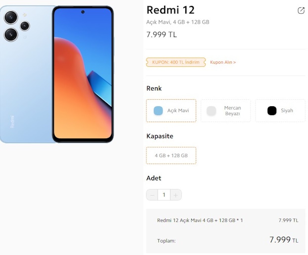 Redmi 12 Fiyatı